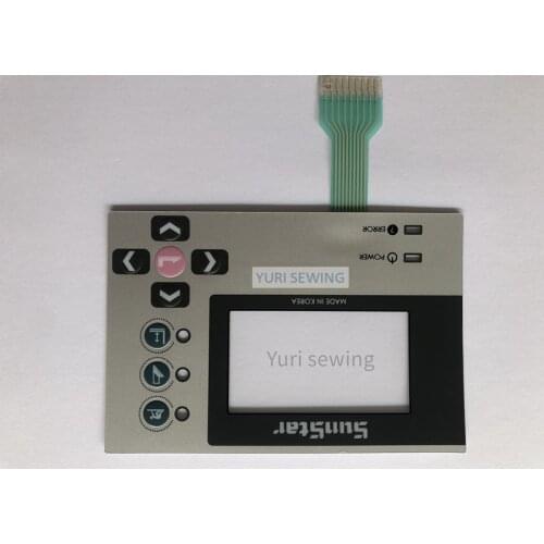 Industrial sewing machine part sunstar SPS-B-BH3000 BH6000 BH3100 machine control box panel paper sticker membrane switch