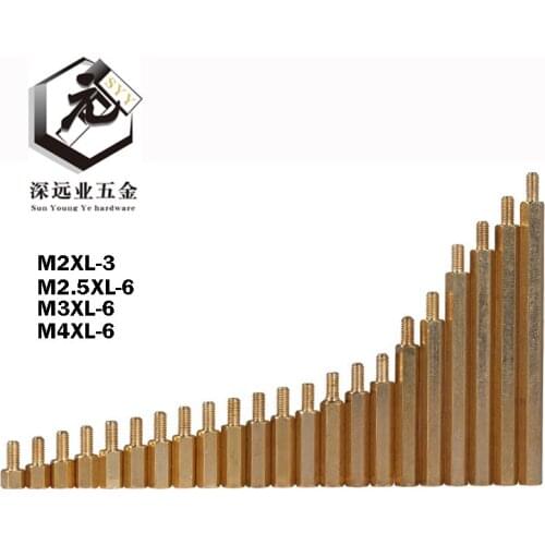 Brass hex spacer copper female/male standoff M2 M2.5 pcb board spacer