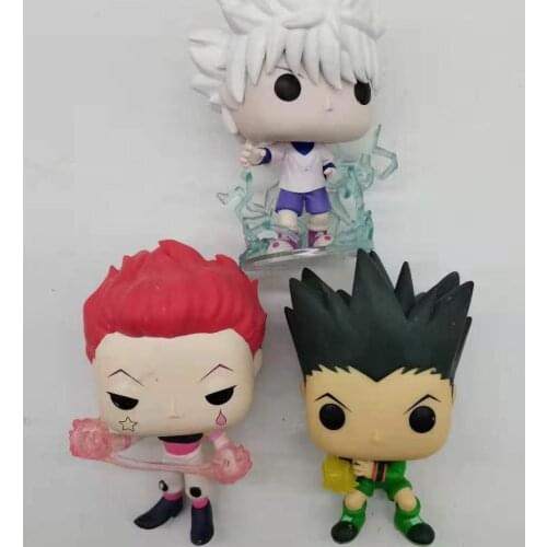 Hunter X Hunter Zoldyck #654 Hisoka Gon Freecss Vinyl Action Figure Collectible Model Toy kids Xmas gifts No box