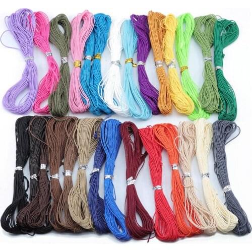 Waxed Leather Thread Wax Cotton Cord String Strap DIY Woven Bracelet Necklace Jewelry Accessories For Making Friendship Bracelet