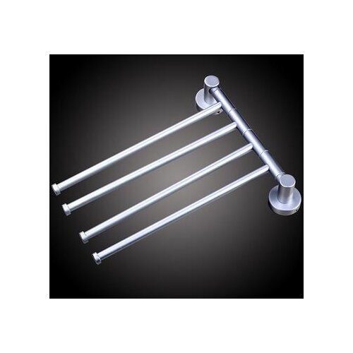 4 rod bathroom towel bars rotating, Space Aluminum towel bar shelf toilet,Fashion kitchen hanging towel bars rack wall mounted