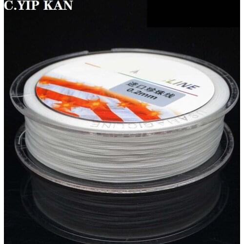 Thick 0.2mm pearl string elastic fine line strong wear - resistant DIY millet bead string bracelet string necklace rope