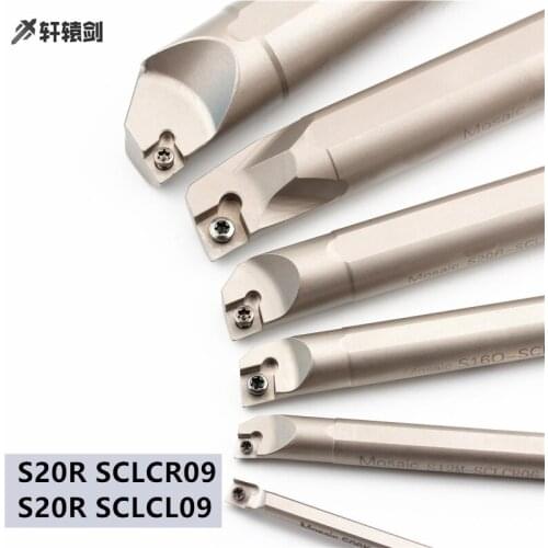 1PC S20R SCLCR09 SCLCL09 Turning Tools Internal Lathes Drill Pipes Carbide CCMT09 CCMT12