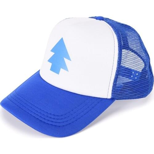 1 PC Women Men Trucker Baseball Cap Pine Tree Dipper Gravity Fall Mesh Hat Adjustable