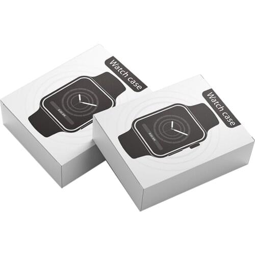 100 pcs/Lot High Class White Box For Apple Watch Case Paper Packaging Box for 38mm 42mm Watch Protector Cover Coque Capa