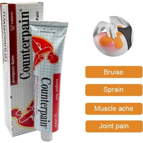 120g Counterpain Analgesic Balm Pain Relief Ointment Pain In Joints Treatment Bruises Muscle Pain Sprain Rheumatism Cream