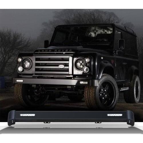 4x4 Accessories Front Bumper with led lights for Land rover Defender 90 110 bull bar Accessories Original Type Bumper