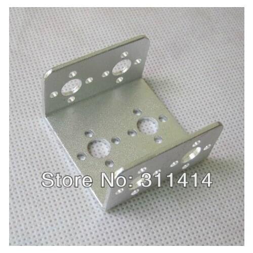 5pcs/lot Silver Wide U Shape Bracket Servo Bracket Mechanical Arm Robot Servo Bracket Parts Smart Car Robot Accessories