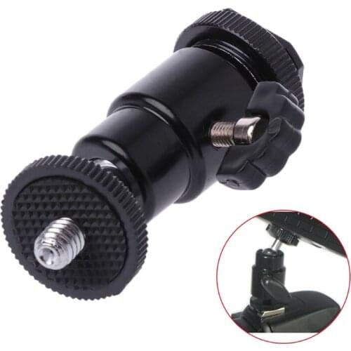 Camera Accessory Tripod 1/ 4\" Male Screw Hot Shoe Adapter Ball Head With Lock Y3ND