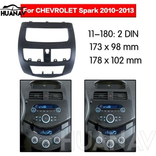 HUANAV Car Radio stereo Fitting installation adapter fascia For 2010-2013 Daewoo Martiz/ Chevrolet Spark/ Beat Audio Fascias