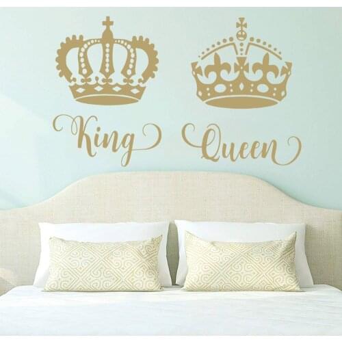 Hot Crowns of Kings and Princesses Home Decor Modern Acrylic Decoration For Kids Rooms Diy Home Decoration Waterproof