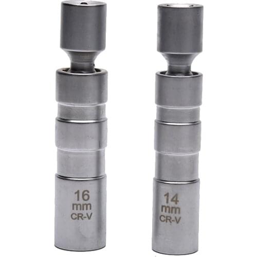 Universal Point Remover Wrench Magnetic 12 Angle Thin Wall 3/8" Drive Car Spark Plug Sleeve Removal Tool Repair Tools 14mm 16mm