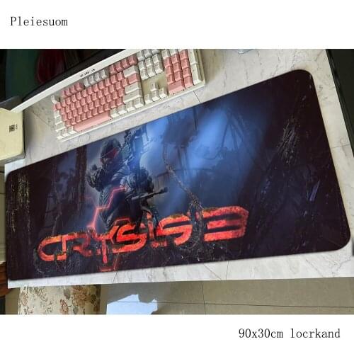 Crysis mouse pad 800x300x4mm mats best Computer mouse mat gaming accessories Adorable large mousepad keyboard games pc gamer