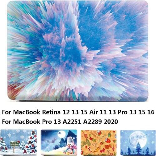 New Laptop Case For Apple Macbook Retina Air Pro 11 12 15 16 Inch Laptop Cover 2020 For MacBook Pro 13 Air 13 2020 PVC Hard Case