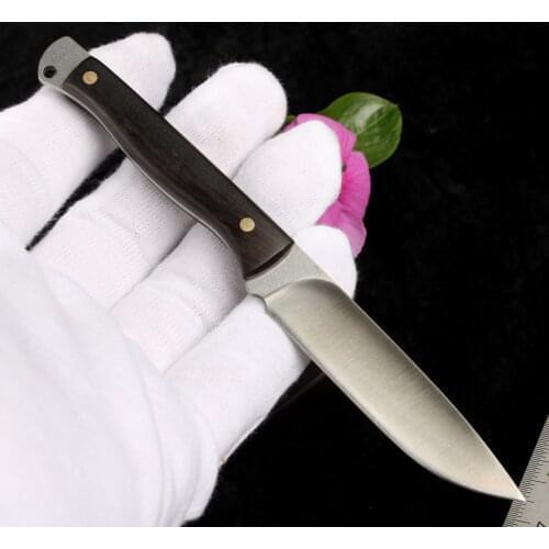 Real M390 Swedish Powder Steel Handmade chef paring knife Carving knives Ebony handle
