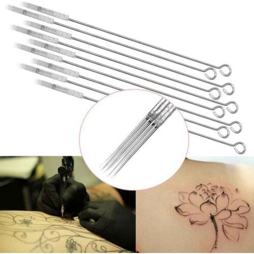 100Pcs Disposable Tattoo Machines Secant Fog Needles for Motor Liner Shader Makeup Cartridge Needles with Microneedles Tattoo