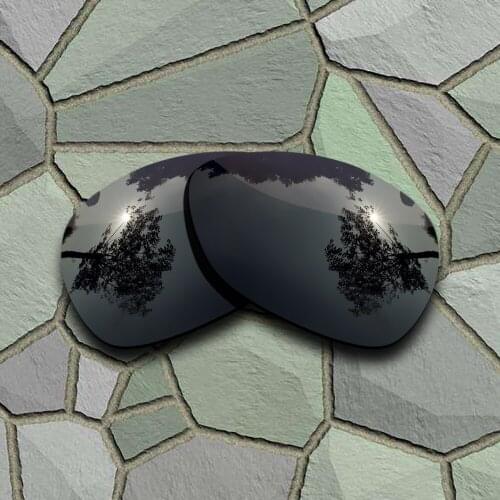 Grey Black Sunglasses Polarized Replacement Lenses for Oakley Crosshair 2012