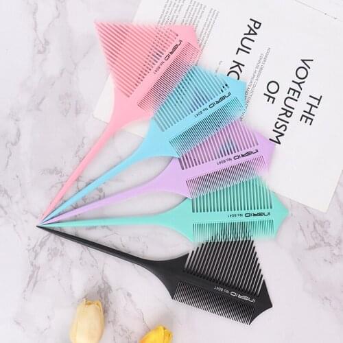 Hair Dyeing Highlighting Brush Barber Styling Flexible Tail Hair Cutting Comb