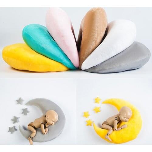 Newborn Baby Photo Props Professional Posing Crescent Pillow Photography Shoot Positioner Set Baby Room Decoration