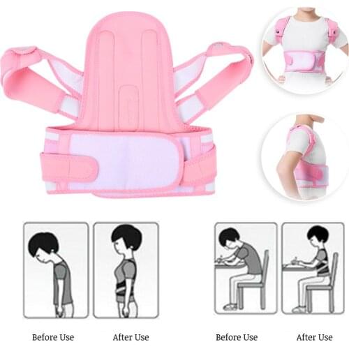 Newest Children Back Posture Correction Belt Support Correct Spinal Curvature Prevent Hunchback Straight Neck Head Fixation Belt