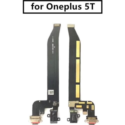 For Oneplus 5T USB Charging Port Dock Connector Flex Cable Replacement Assembly Parts phone screen repair spare parts