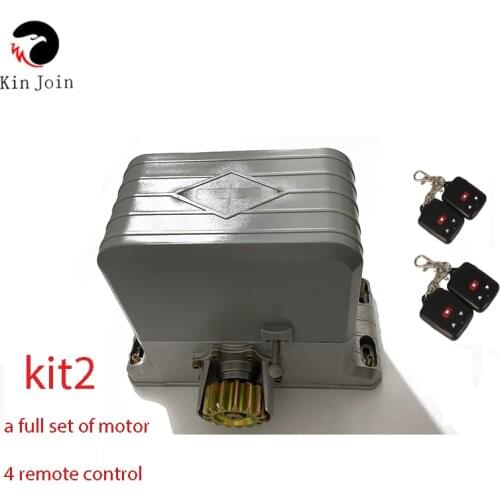 Heavy Duty Automatic Slide Gate Opener Operator Motor Kit With Remote Control Keyfobs Control Button Optional(only Engine kit)