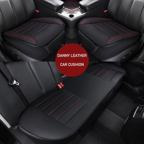 Universal Auto Car Seat Covers Protector Pad Mat Breathable PVC Leather Car Front Rear Back Seat Cover Auto Seat Cushion