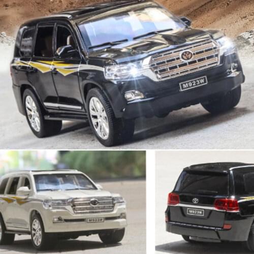 1:24 TOYOTA LAND CRUISER PRADO Alloy Metal Car Model With Pull Back For Kids Birthday Gifts Toys Free Shipping