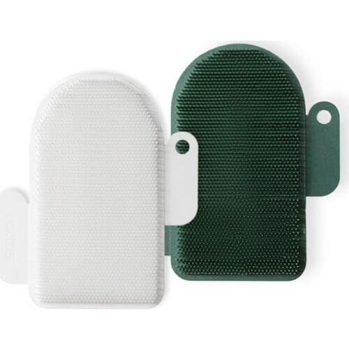 2Pcs Household Multifunction Cleaning Brush PP Easy Use Cactus Burr Clean Crack Dirt Bendable Durable Kitchen Cleaning Tools