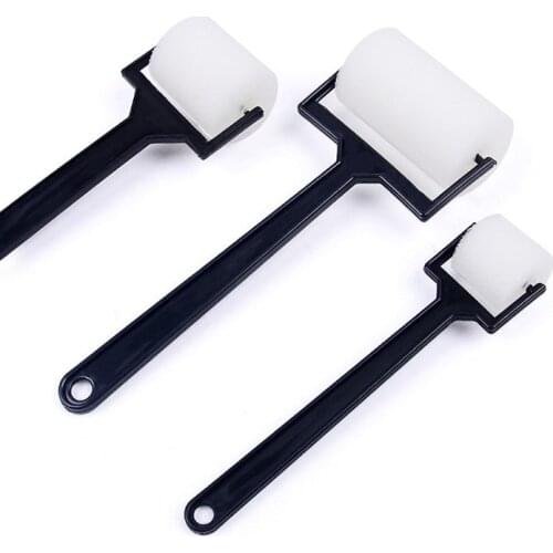 3pcs/set Foam White Sponge Brush Painting Roller Brush Kids Craft Tool Drawing Toys Paint Brush Set Painting Graffiti Supplies