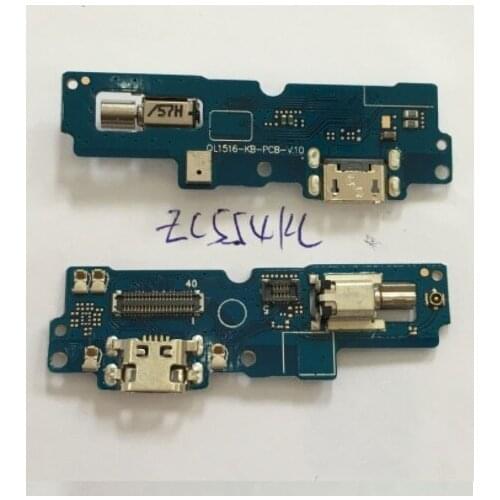 5pcs USB Charging Port Dock Connector Flex Cable For Asus Zenfone 4 Max Pro 5.5 ZC554KL With Vibrator