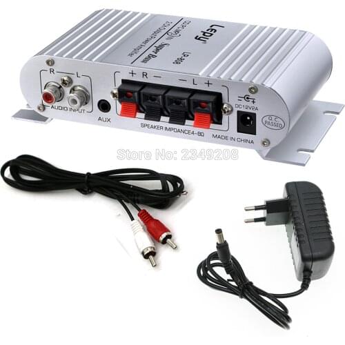 Arcade amp 12V 2X20W CD MP3 radio motorboat car Home audio stereo speakers with bass amplifier BOOSTRER Verstarker Jamma Cabinet