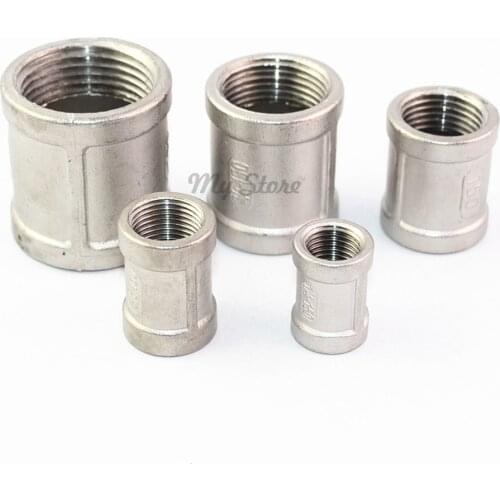 304 stainless steel nternal thread pipe fittings 1/4'' 1/2'' DN8 DN10 DN15 DN20