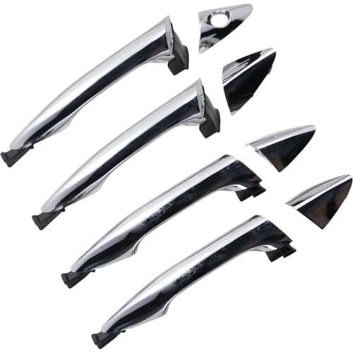 CHROME OUTSIDE EXTERIOR DOOR HANDLE For HYUNDAI ELANTRA 11-15 2011 2012 2013 2014 2015 COUPE 13