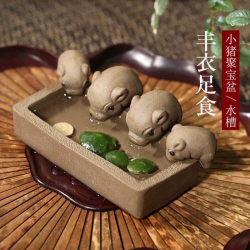 ★of violet arenaceous mud play four pigs drink tea tea pet household act the role ofing is tasted furnishing articles