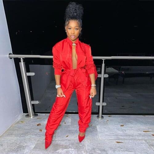 HAOYUAN Sexy Reflective Two Piece Set for Women Clothes Bandage Top Sweatpants Club Birthday Matching Sets Loungewear Outfits