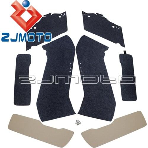 1 Set Saddlebag Carpet Liner Kit For Harley Touring Saddle Bags Saddlebag Liners 1986 - 2013