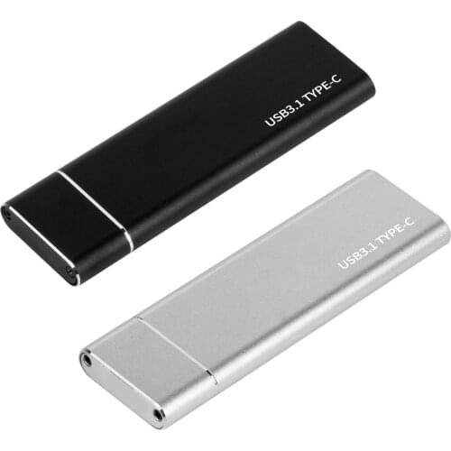 USB3.1 Type-C to M.2 B Key SATA for NGFF SSD Box Solid State Drive Housing Case 6Gbps M2 SSD 2280 Hard Drive Disk Enclosure