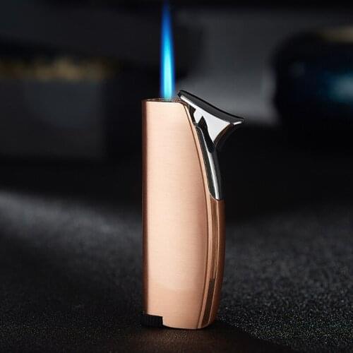 Creative gas lighter arc windproof JET blue flame direct impact FIRE smoking gift