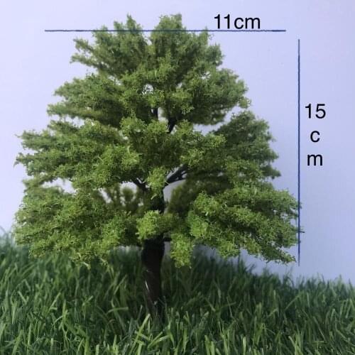 Ho Scale Plastic Miniature Model Trees For Building Trains Railroad Wargame Layout Scenery Landscape Diorama Accessories