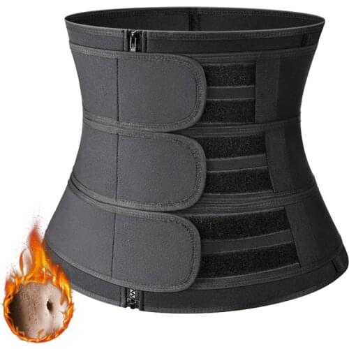 Neoprene Waist trainer Women Slimming Sheath Cincher Trimmer Belt Belly Sweat Tummy Shapewear Weight Loss Fitness Body Shaper