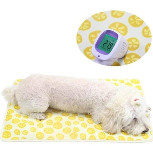 Dog Mat Cooling Summer Pad Pet Cats Candy Memory Foam Waterproof Thin Cool Sleeping Mat Cushion Pad For Dogs