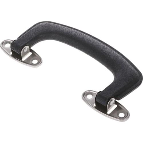 Portable Black Plastic Suitcase Luggage Case Handle Grip Replacement Parts 53CA