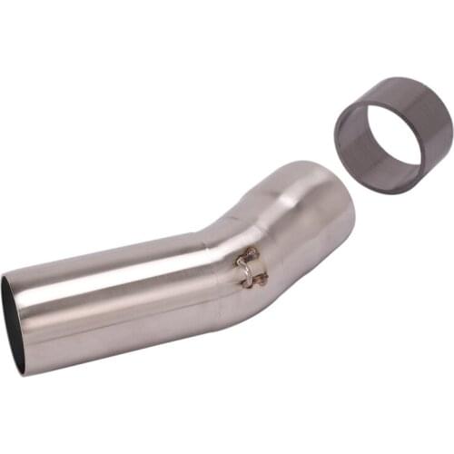 Anti-leak Gasket for Kawasaki ZX6R Ninja 2009-2017 Motorcycle Exhaust Mid Pipe Fxing Adapter Leakproof Gasket Slip On Install