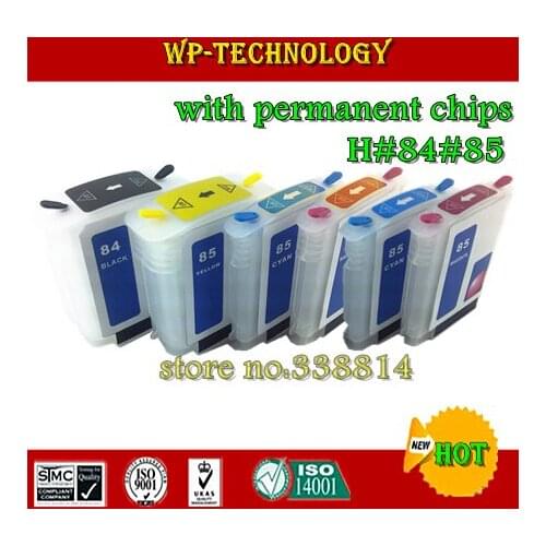 Empty Refill cartridge suit for HP84 HP85 ,suit for HP Design jet 130 / Design jet 90 / Design jet 30 Series ,With ARC chips