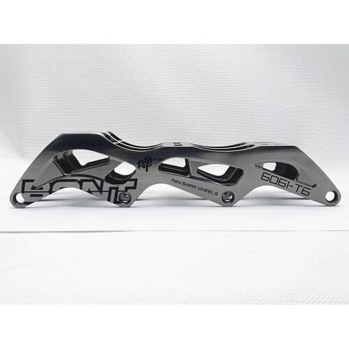 BONT 2PT Alu 6061 10.25 Silver Inline skate frame Speed skate frame 4*84mm 165-195mm frame