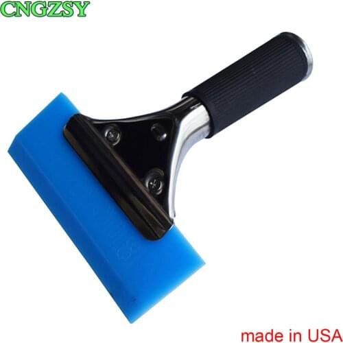 Anti-slip Handle Rubber USA Blade Water Wiper With Lock Window Glass Scraper Water Rain Cleaner Sweep For Cars Tinting Tool B13B