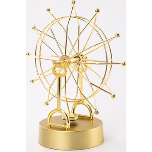 Luxury Golden Ferris Wheel Ornaments Creative Home Decoration Bedroom Living Room Office Furnishings Friends Gifts