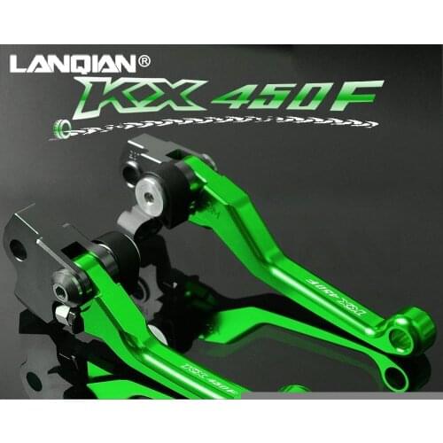 For Kawasaki KX450F KX 450F 2006-2018 2015 2016 2017 Brake Clutch Lever Dirt Pit Bike Brake Clutch Levers Grips Accessories