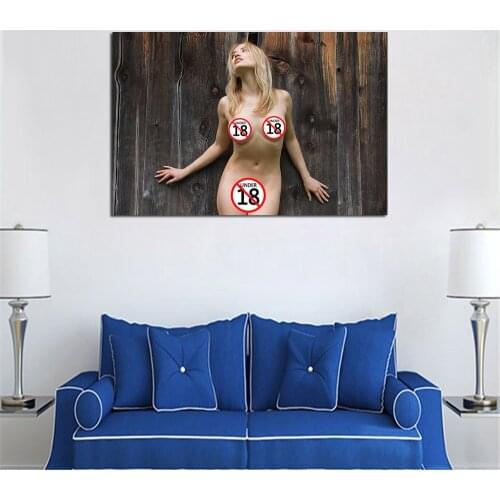 Sexy Blonde Model Hot Body Wall Art Poster Canvas Painting for Living Room Home Decor Decorative Wallpaper